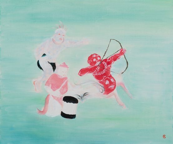 Vanquishing Demons by Wu Yi contemporary artwork Painting