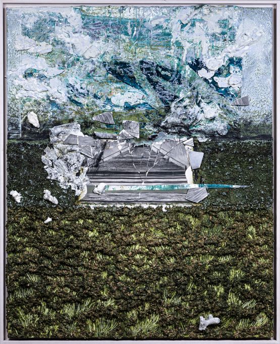40.3711110 49.8374440 by Aida Mahmudova contemporary artwork Painting