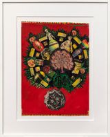Untitled Christmas collage 64 by Pauline Boty contemporary artwork works on paper