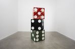 Head Crack Stack or Starve by Awol Erizku contemporary artwork Sculpture