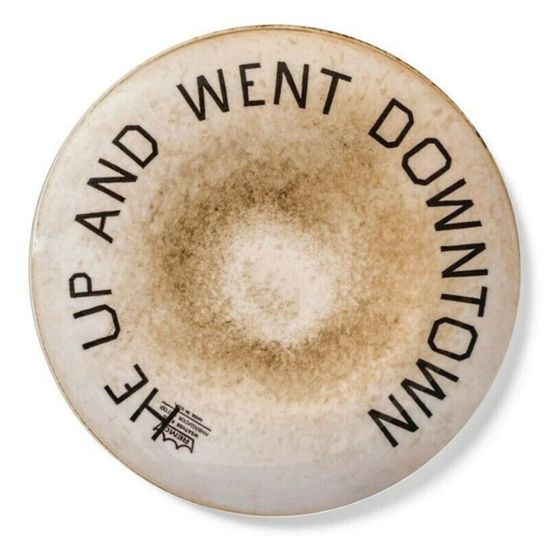 He Up and Went Downtown by Ed Ruscha contemporary artwork Design
