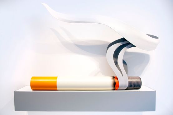Smoking Cigarette 1 by Tom Wesselmann contemporary artwork Sculpture