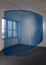 Curved Curtain 05 by Daniel Steegmann Mangrane contemporary artwork sculpture