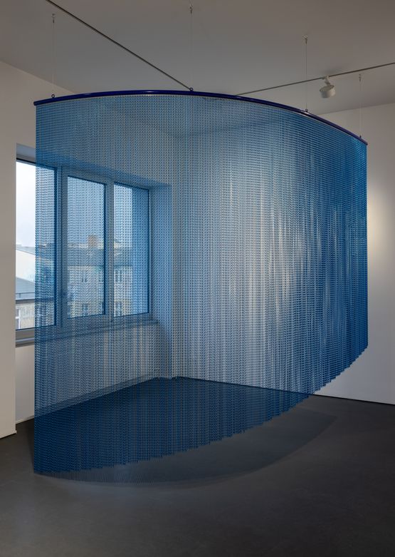 Curved Curtain 05 by Daniel Steegmann Mangrane contemporary artwork Sculpture