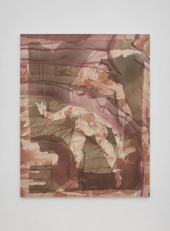 The Young Ballet by Matthew Lutz-Kinoy contemporary artwork Painting