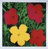Flowers red by Andy Warhol contemporary artwork Works on Paper