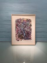 Foot head by Fumiaki Akahane   contemporary artwork painting works on paper