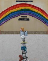 Rainbow Is Illusion by Woo Kukwon contemporary artwork painting works on paper