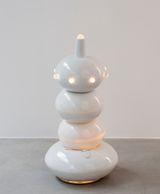 Luminoso blanco White Luminous by Leo Battistelli contemporary artwork sculpture