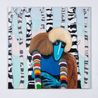 Odd Couple-Loving Couple 2 by Djordje Ozbolt contemporary artwork Painting