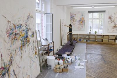 Xiyao Wang in the Studio