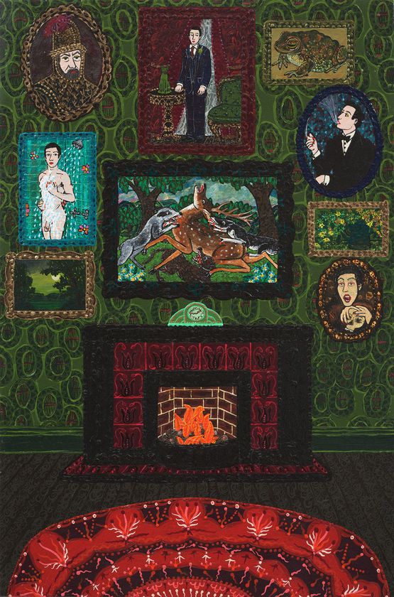 Terms of Endurement A Well Hung Salon by Laura Williams contemporary artwork Painting