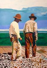 Manongs of Louisiana 020 by Dominic Mangila contemporary artwork painting