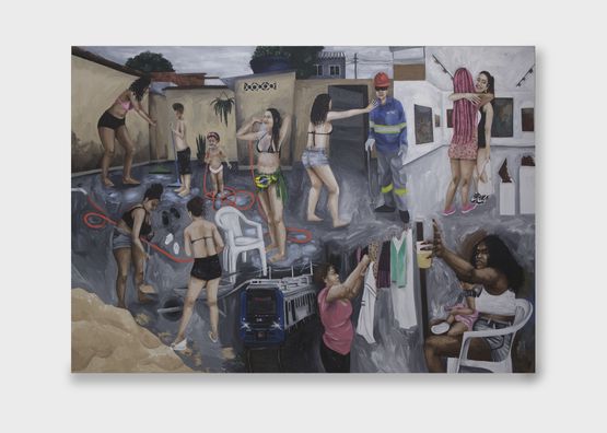 Geografia popular by Priscila Rooxo contemporary artwork Painting