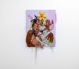 I LOVE MY DOG FOREVER AND EVER by Anya Paintsil contemporary artwork Textile
