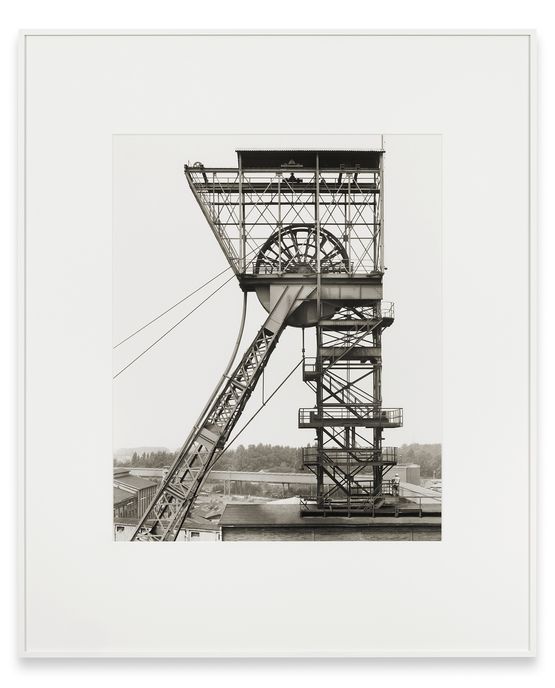 Winding Tower Zeche Friedrich der Groe Herne D by Bernd  Hilla Becher contemporary artwork Photography