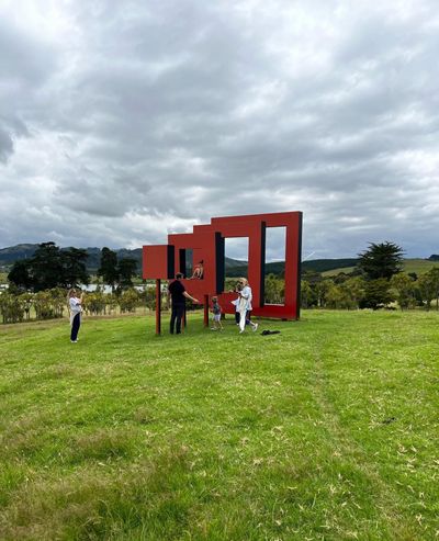 Gravity-Defying Sculptures at Gibbs Farm North Auckland