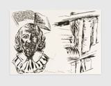 No Title Inside the bookcase... by Raymond Pettibon contemporary artwork print