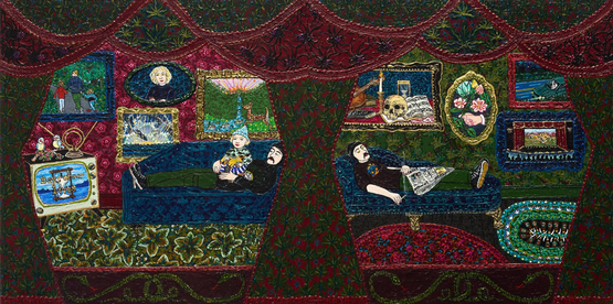 Anitya Spectrumy Hermits Part B by Laura Williams contemporary artwork Painting