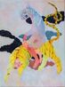 Tiger Rider by Jia Sung contemporary artwork Painting
