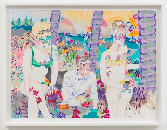 The Diversion by Sarah Ann Weber contemporary artwork Works on Paper