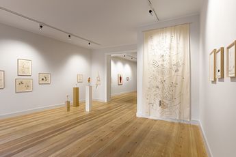 Contemporary art exhibition Patricia Dreyfus Lettre a moi-meme 2 at Galerie Albrecht Berlin Germany