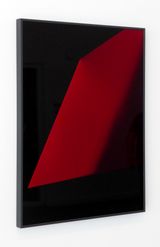 Projection Edge Red by Andrew Beck contemporary artwork mixed media