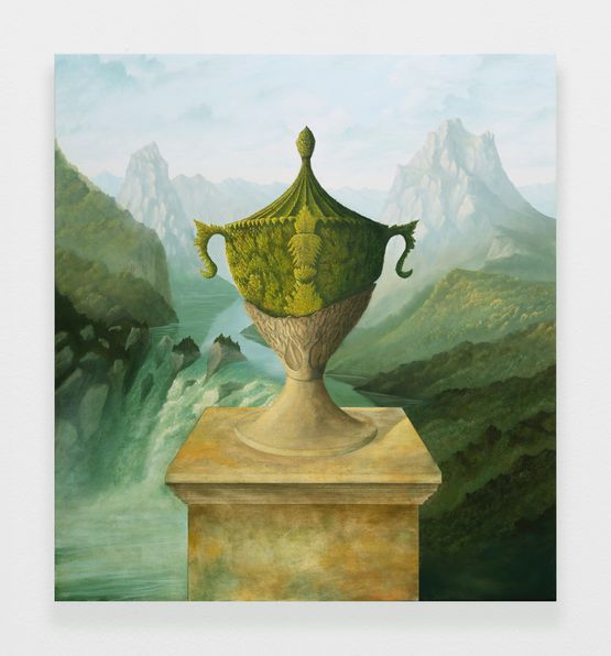 Edifice one by Sholto Blissett contemporary artwork Painting
