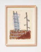 Ladder and Step Series 28 by Basil Beattie contemporary artwork painting