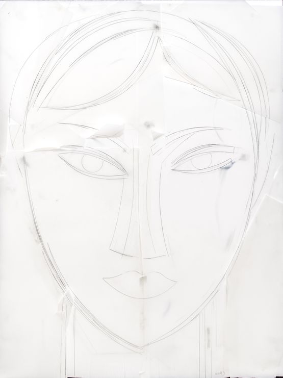 Jackie by Manolo Valdes contemporary artwork Works on Paper