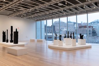 Contemporary art exhibition Louise Nevelson Collection View Louise Nevelson at Whitney Museum of American Art New York United States
