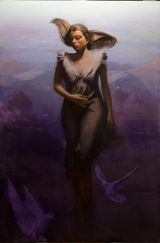 Your name is a penetrating fragance therefore the maidens love you by Marcos Lozano Merchan contemporary artwork painting