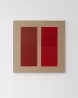 November Colour Chart No.6 Middle Cadmium Red 217 Permanent Carmine 126 by Lucinda Burgess contemporary artwork Mixed Media