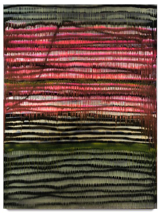 Mhaydz on the Qantas help line by Dale Frank contemporary artwork Painting