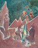 Roma Is a LakeFlight and Flame 3  3 by Zhao Yang contemporary artwork Painting
