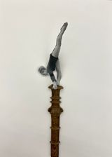 Column From the series Mountain by Lucia Tallova contemporary artwork painting photography print works on paper