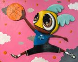 AIR Tribute to Michael Jordan by Edgar Plans contemporary artwork mixed media sculpture