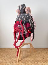 Wandering Warrior by Anna Perach contemporary artwork sculpture textile