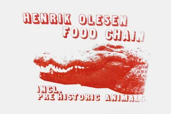 Contemporary art exhibition Henrik Olesen Food chain incl. prehistoric animals at Galerie Buchholz Cologne Germany