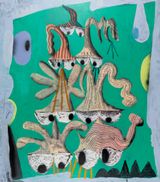 Generations by Jozsef Csato contemporary artwork drawing painting works on paper