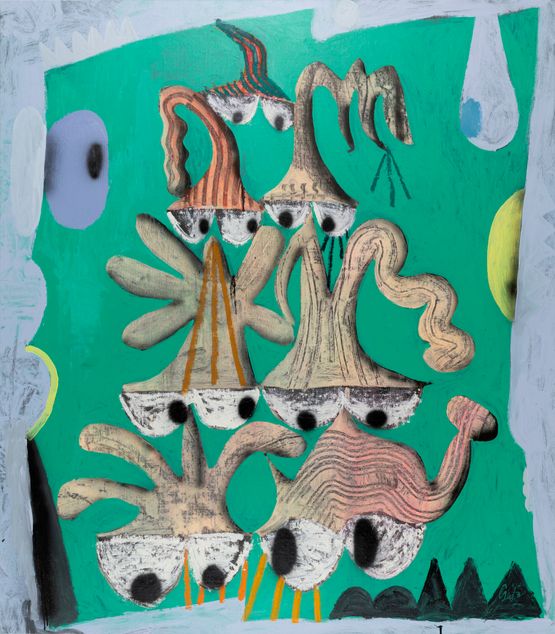 Generations by Jozsef Csato contemporary artwork Painting