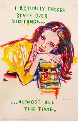 Little Known Fact by David Kramer contemporary artwork painting works on paper drawing
