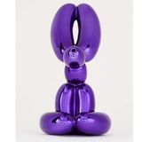 Balloon Rabbit Violet by Jeff Koons contemporary artwork sculpture