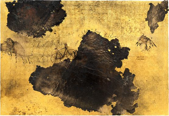 Im Fruhtau zu Berge by Anselm Kiefer contemporary artwork Painting