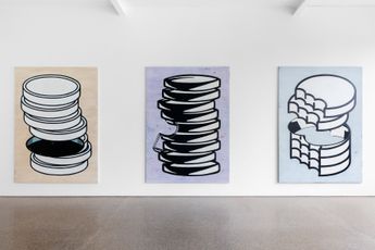 Contemporary art exhibition Anne Neukamp Pile ou Face at Galerie Greta Meert Brussels Belgium