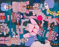 The Elegant Life of Mr. K by Key Hiraga contemporary artwork Painting