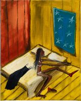 I Never Get Lonesome by Mia Boe contemporary artwork painting