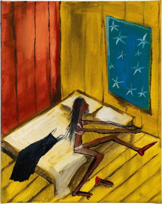 I Never Get Lonesome by Mia Boe contemporary artwork Painting