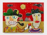High Noon by Hadi Falapishi contemporary artwork mixed media painting