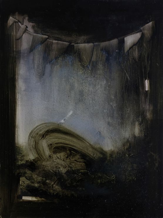 Nachricht by Lorenza Diaz contemporary artwork Painting